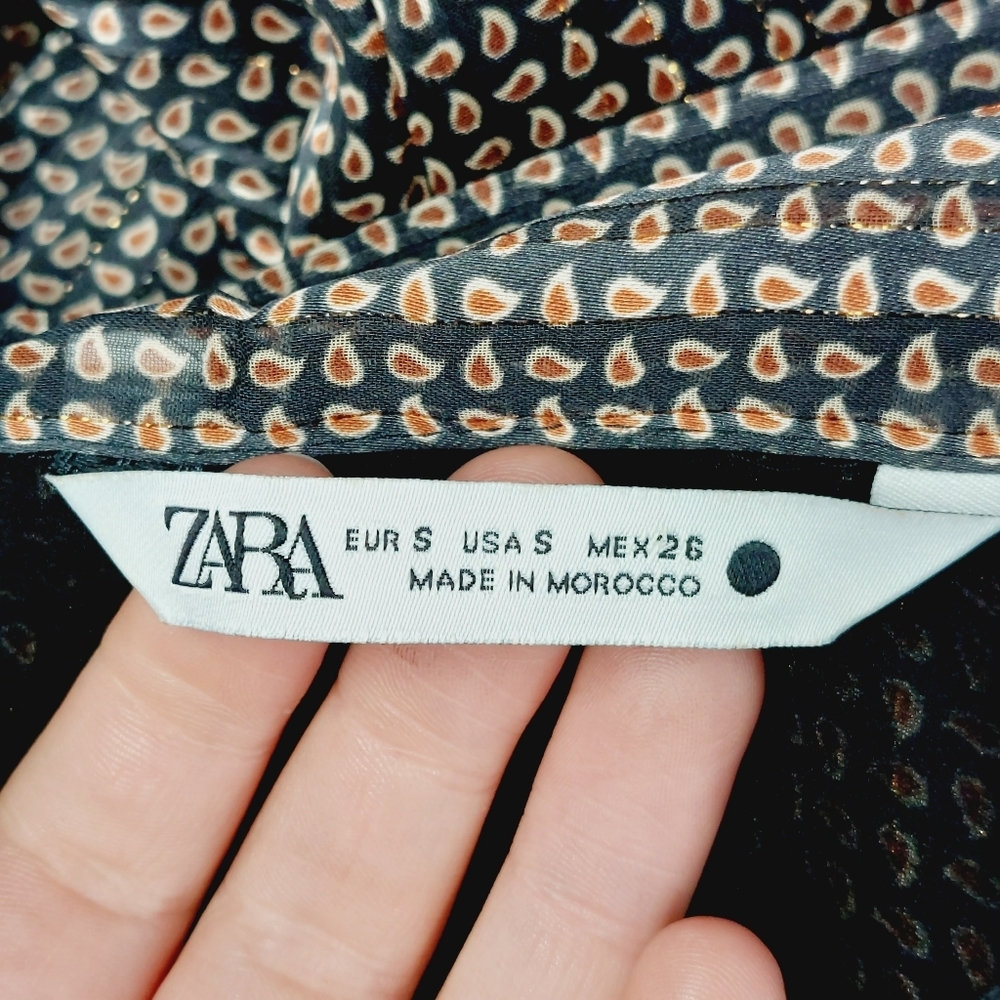 Zara Brown Midi Dress - Picture 7 of 11